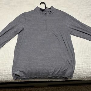 Men’s Travis Matthew Golf Quarter Zip Color: Grey Size: L